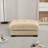 Down Filled Overstuffed Performance Velvet Ottoman-725689549