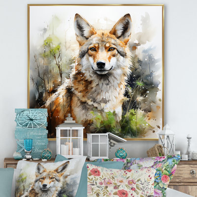 Art mural fantaisiste «Coyote I»