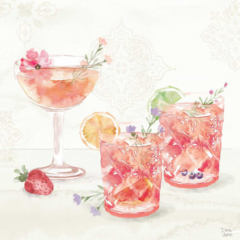Classy Cocktail V, H 36 po x l 36 po x P 1,25 po