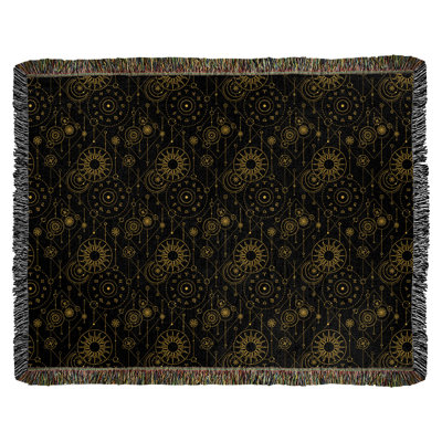Couverture en coton tissé Katelyn Elizabeth Astrology