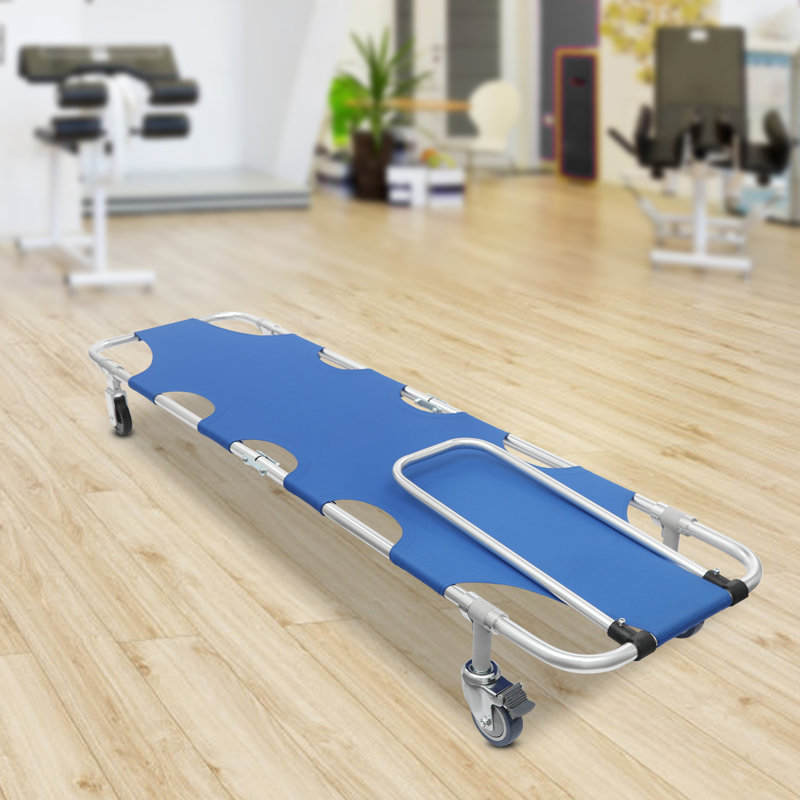 Brancard pliant pour urgence médicale