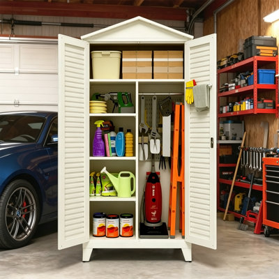 Spire79.1'' Tall Metal Tool Storage Cabinet