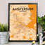 Amsterdam City Map - No Frame Print-396963316