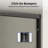 56"-60" W x 72" H Double Sliding Shower Door, Framed Bypass Sliding Door with 1/4'' Tempered Glass, Matte Black-123214241