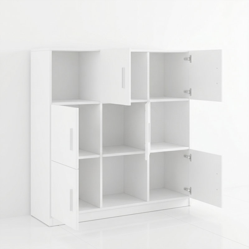 Largeur de 47,2 po Allynn, Blanc