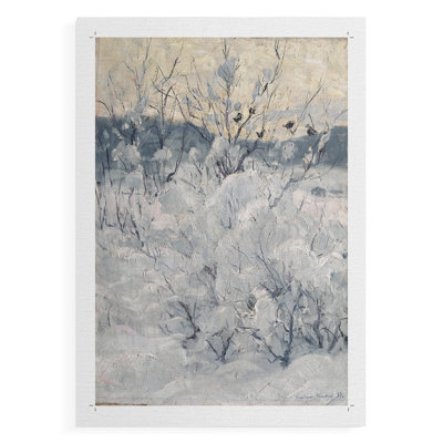 Imprimé floral rétro CCLXVI - reproduction de toile seulement - non encadrée