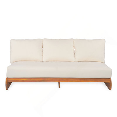 Paresseux d'extérieur 3 places en acacia beige