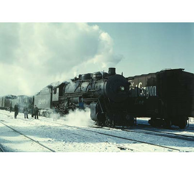 « santa fe r.r. train de fret » par jack delano, reproduction de photo