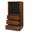 Armoire à vin 3 tiroirs, armoire d'appoint