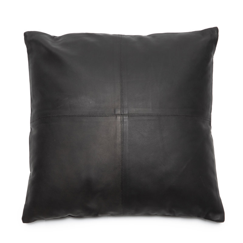 Nayema Cushion Cover, Square, Black, 60cm H x 60cm W