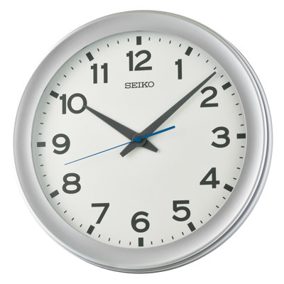 Seiko QXA835SRH Wall, Quartz, Silver-Tone