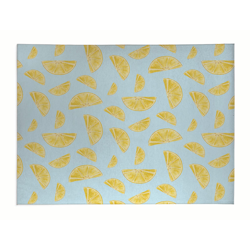 Tapis de bureau léger Summer Summer, L 36 po x P 60 po, Bleu nuage
