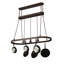 3 Light Pot Rack