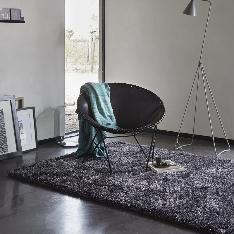 New Glamour Solid Colour Area Rug, Rectangle 200 x 300cm