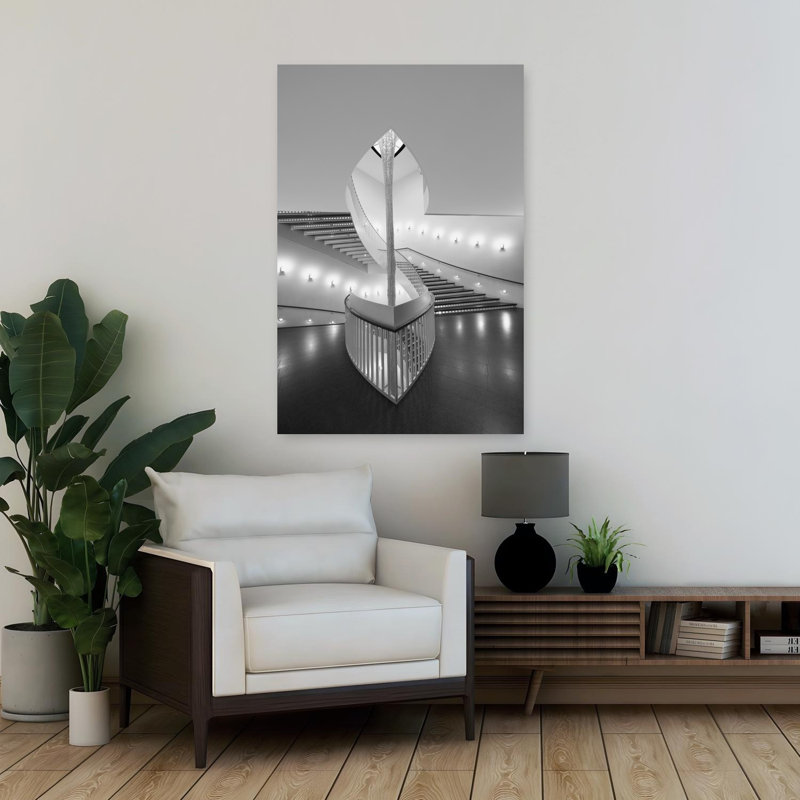 Art mural Marquise Contemporary Architecture City, H 36 po x l 24 po