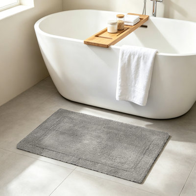 Tapis de bain antidérapant 100% coton