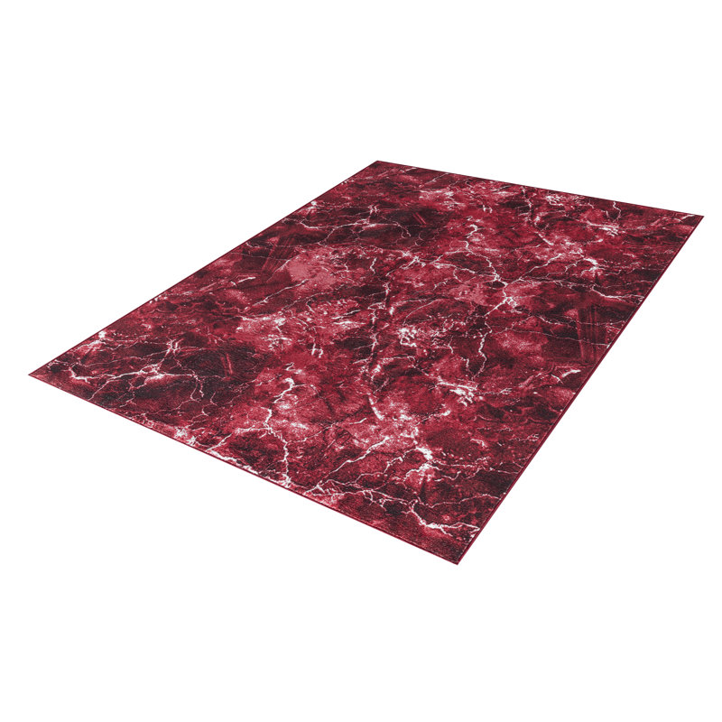 Marble Pattern Rug Solid Colour Indoor / Outdoor Area Rug, Rectangle 120 x 170 cm