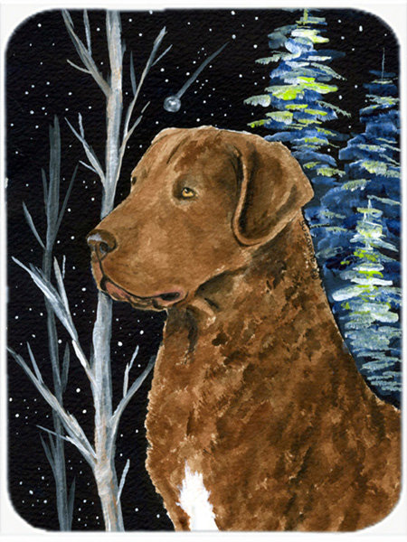 Red Barrel Studio® Bernadeta Chesapeake Bay Retriever Glass Cutting Board
