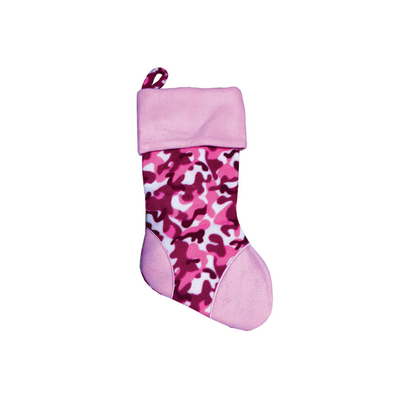 Chaussette de Noël camouflage