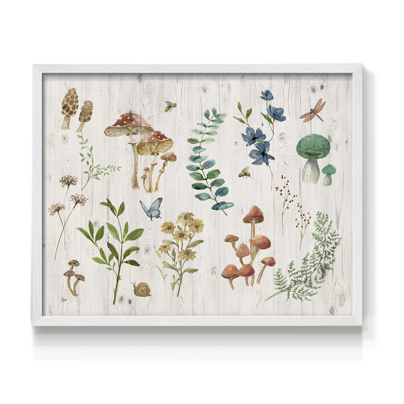 Woodland Treasures - Impression encadrée - Restickable, Blanc, H 16 po x l 20 po