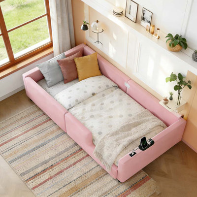 Lit plateforme simple tapissier