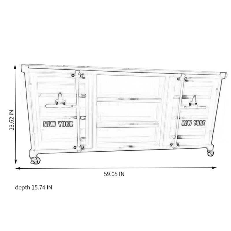 Kelleyann 59.05'' Sideboard