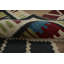 Tapis multicolore vibrant 7 x 10, idéal pour un décor urbain