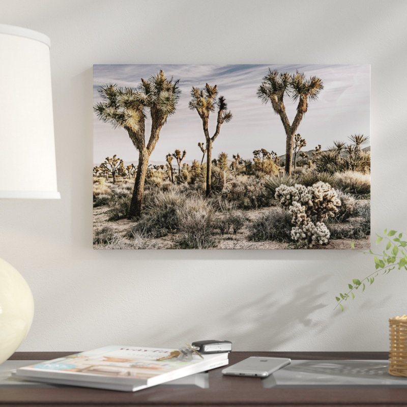«Joshua Tree Views IX», impression sur toile, H 40 po x l 60 po x P 1,5 po, Pas de tapis, Toile tendue