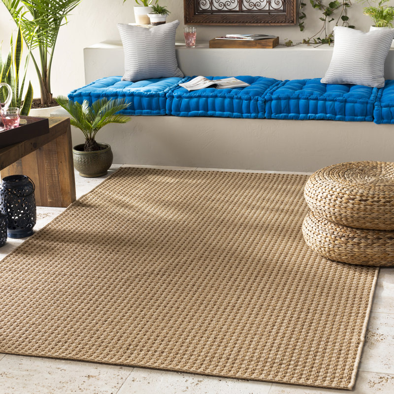 Janessa Geometric Indoor / Outdoor Rug, Rectangle 5'3" x 7'6"