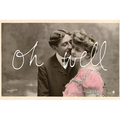 Oh Well - Wrapped Canvas Print