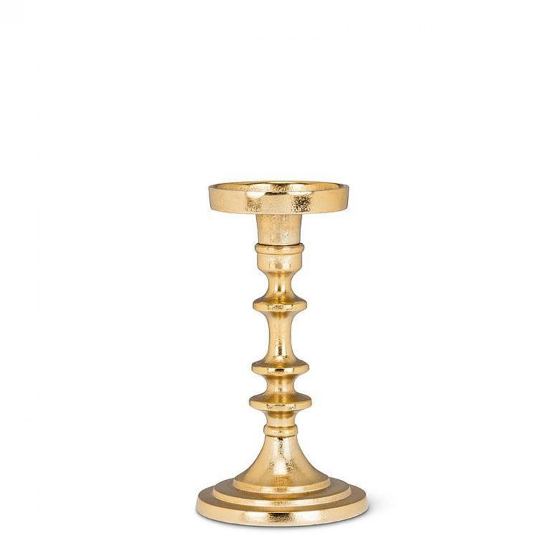 Porte-bougie classique, Doré