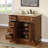 Tacoma 38'' Single Bathroom Vanity with Stone Top-33584339