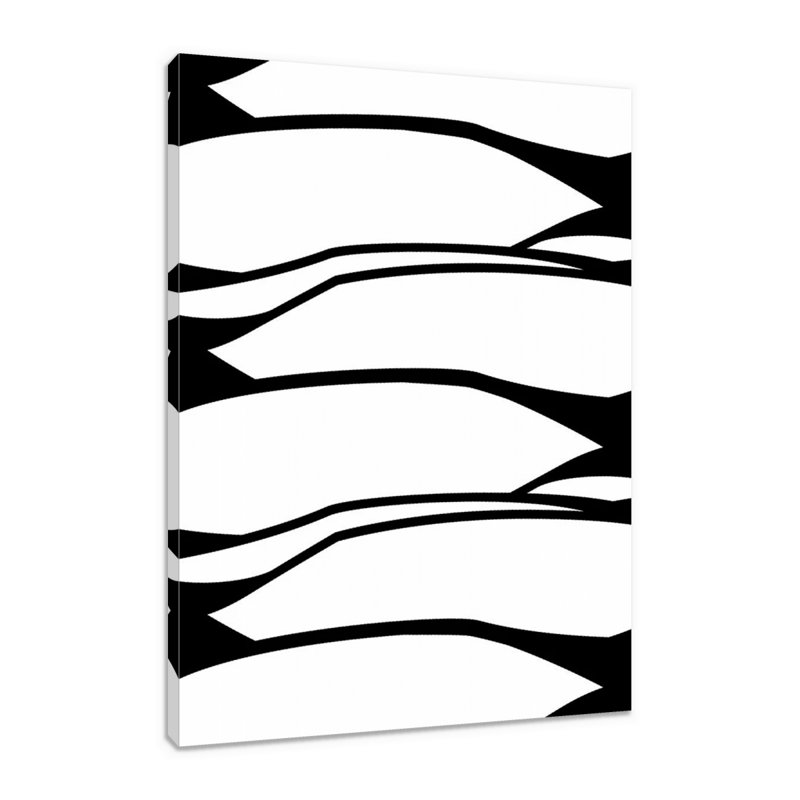 Lames - reproduction sur toile, Toile tendue, H 48 po x l 36 po x P 1,5 po