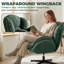 Upholstered Swivel Accent Chair-239457824