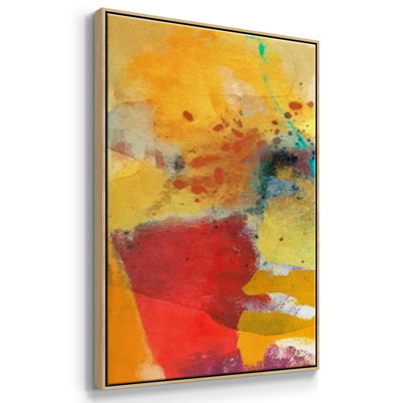 Observation 6 - Multi Piece Framed Canvas, 40" H x 78" W x 2" D, Natural 