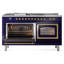 ILVE Nostalgie II Noblesse 60 in Dual Fuel Range 7 Burner, Griddle, Frenchtop-1606748021-1606748006