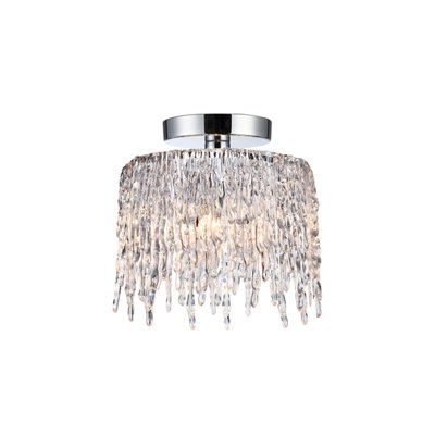 Brad Acrylic Semi Flush Mount
