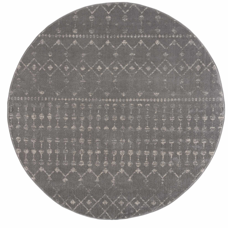 Dounia Southwestern Indoor Rug, Rectangle 2' x 3', Dark Gray