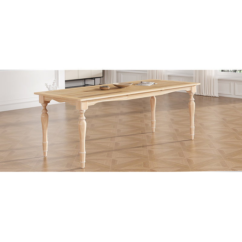 Table de salle à manger rectangulaire 1 pièce sans chaise