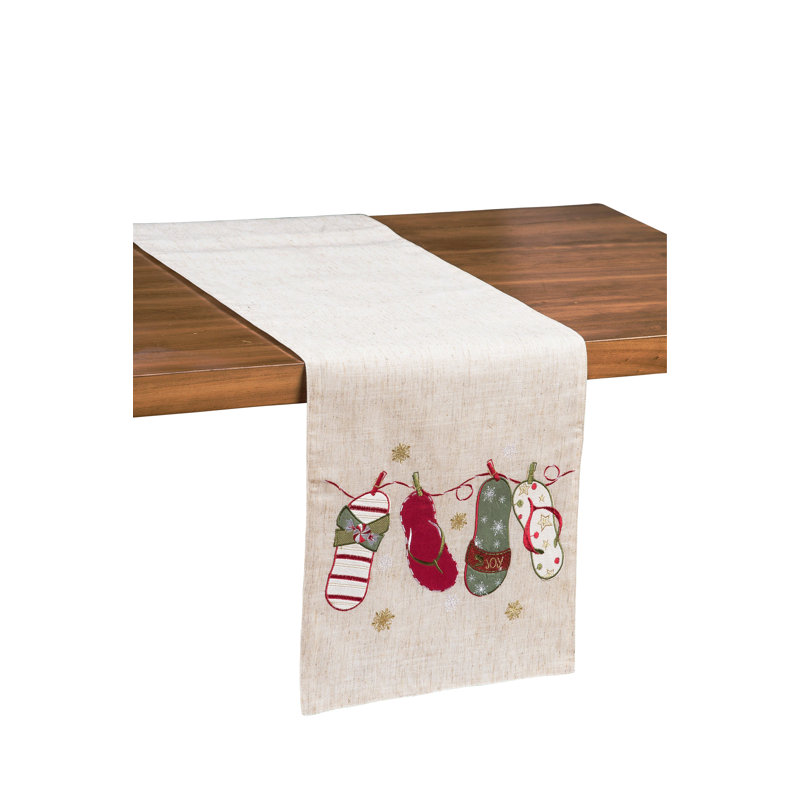 Gagnier No Pattern Cotton Table Runner