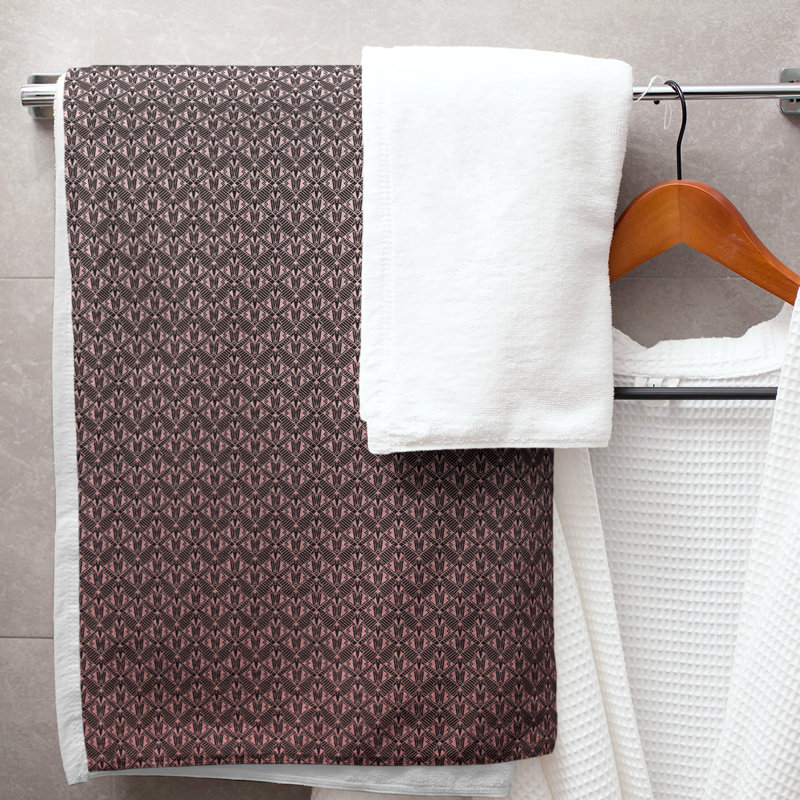 Katelyn Elizabeth Bath Towel, Pink Ombre