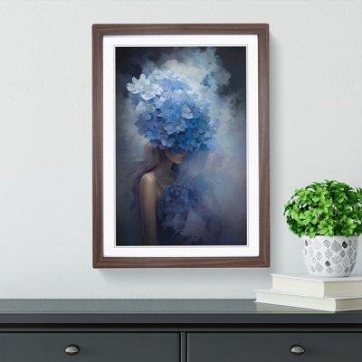 Hydrangea Conceptual - Framed Print