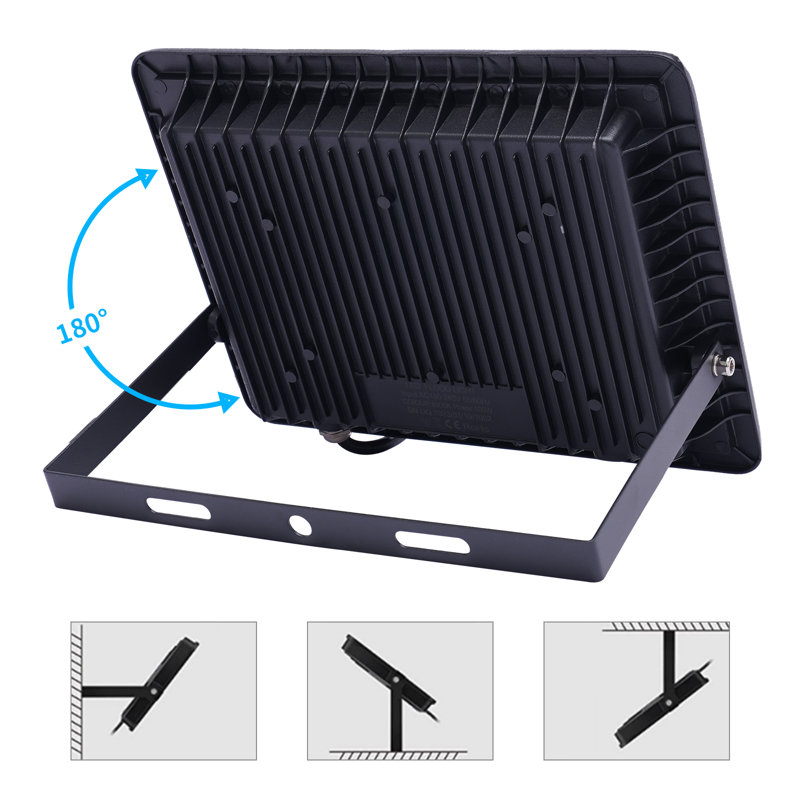 100W LED Outdoor Security Flood Light 2 Pcs