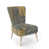 Geometric Gold Polyester Blend 2 selected