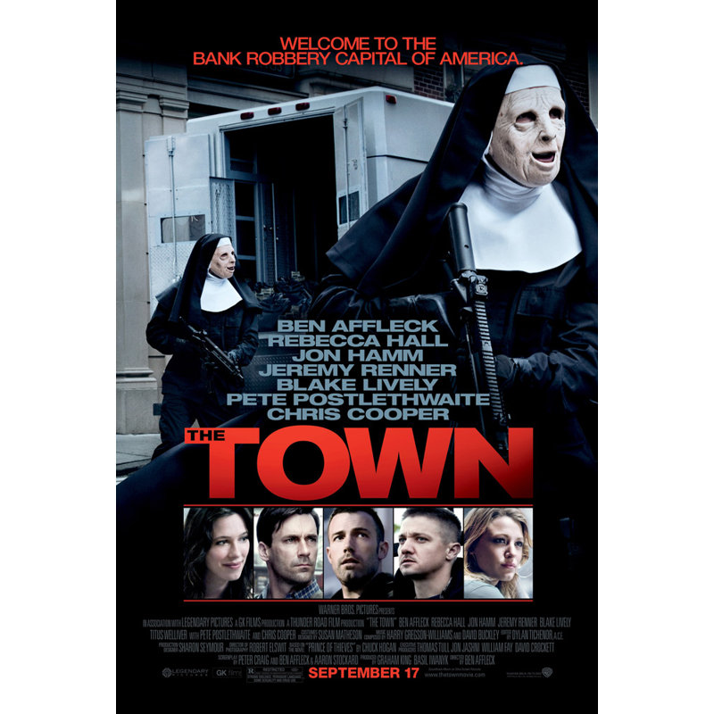 The Town, 24" H x 16" W