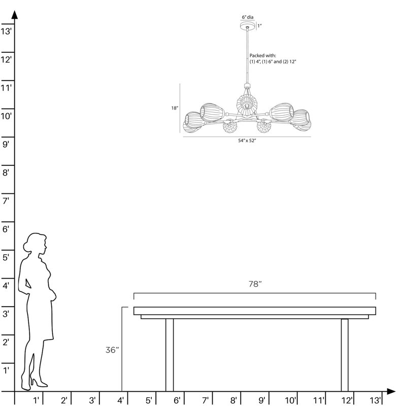 Smyth 9 - Light Chandelier
