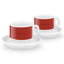 Ensemble de 2 tasses à espresso style années 50-136169713