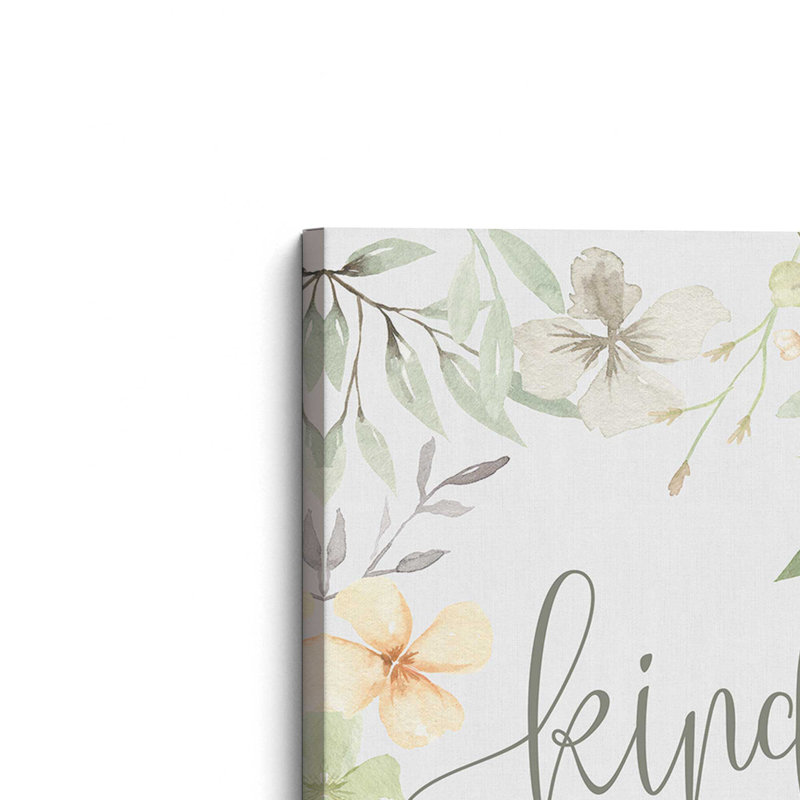 Kind Words by Mollie B. Art Print, 12 W x 18 H, Wrapped Canvas, Does Not Apply