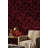 Abstract Pattern Wallpaper Dark Red Textured Mural