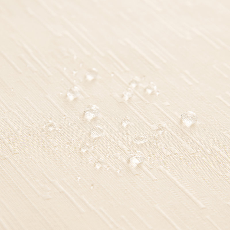 Ivory Round Water-Resistant Polyester Tablecloth